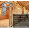 SUKEYME Horse Feed Bucket Hook,Water Bucket Holder Hanger for Horse Stall/Stable Supplies (2 Pack)