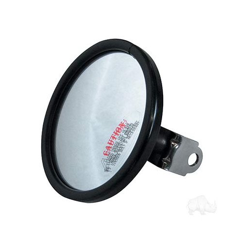 Universal Round Convex Golf Cart Mirror