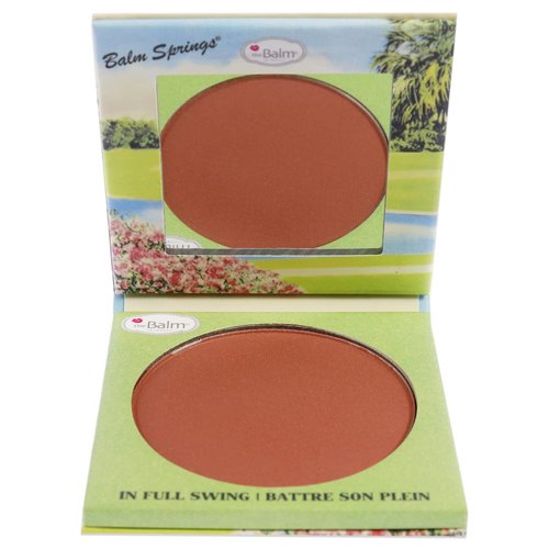 theBalm, Earthy-Rose Balm Springs Multifunctional Flawless Highlighter Blush Makeup, Pressed Staining Face Powder, Talc-Free, Fade-Resistant Formula