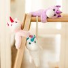 Unicorn Slap Bracelets Wrist Hugger Gift- Stuffed Animals Huggable Plush Toy for Kids and Teens, Toddler Bed and Stroller Toys, Pink,8.5"