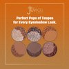Juvia's Place Palette The Taupes - Nude Shades with Deep Browns, Shades of 6, Professional Eye Makeup, Pigmented Palette, Makeup Palette for Eye Color & Shine