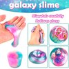 36 Pack Mermaid Slime Kit, Soft & Non-Sticky Galaxy Slime Pack, Mermaid Party Favors for Kids, Slime Party Favors for Girls & Boys, Bag Stuffers, Cute Stuff for Girls