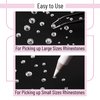 Mr. Pen- Rhinestones, 2000 pcs with Pick Up Tweezer and Rhinestones Picking Pen, Flat Back Round Rhinestones, Rhinestones for Crafts, Face gems, Rhinestones for Nails, Rhinestones for Makeup