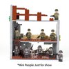 MOOXI WW2 Military War Building Block Set(671PCS). Military Building Block Set Can Freely Build Battle Scenes.