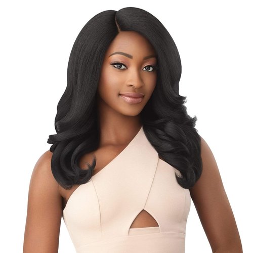 Outre Soft & Natural Synthetic Lace Front Wig - NEESHA 209 (Dark Brown 2)