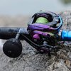 Sougayilang Baitcasting Reels - Colorful Fishing Reel, High Speed Baitcaster with 9+1 Ball Bearings, Gear Ratio 8.0:1, Magnetic Brake System Power Handle Casting Reels -Right Handed-Colorful