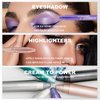 Cocoa Brown Eyeshadow Stick, Blendable Creamy Eyeshadow Eye Brightener Stick, Waterproof Eyeshadow Pencil Long Lasting Crayon, Smooth Shimmer Eye Shadow Highlighter Eye Liner Makeup.#10 Cocoa Brown