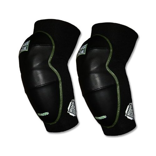 Ring to Cage Deluxe MiM-Foam Elbow Pads - Leather for Muay Thai, MMA, Kickboxing, Stand up-Regular