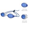 Dolfin Bungee Racer Swim Goggles (Blue Clear)