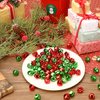 Augshy 200 Pieces Jingle Bells 3/5Inch Craft Bell Bulk for Christmas Home and Pet Decorations Xmas Decor Party Favors Supplies (Red and Green)