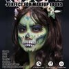 Halloween Green Face Body Paint,Halloween Cosplay Face Paint,Face paints for Halloween Makeup Zombie Witch Camouflage Goblin Cosplay Special Effects SFX Costume…