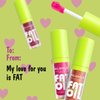 Hydrating Lip Glow Oil Plumping Lip Tint, Hydrating Lip Gloss Tinted Lip Balm Transparent Lip Care, Long Lasting Moisturizing Non-sticky Fresh Shiny Texture Lip Oil 0.14 OZ - 108 REBORN