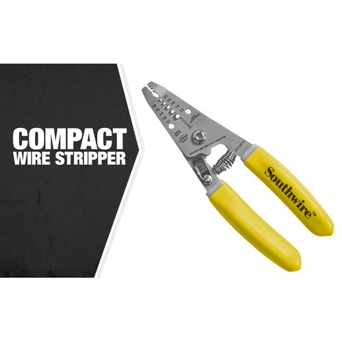 Southwire - 58278140 Tools & Equipment S1018STR Wire Stripping Tool, Wire Stripper and Wire Cutter for 10-18 AWG Solid Wire and 12-20 AWG Stranded Wire