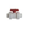 American Valve P200U-40 1" PVC True Union Ball Valve, 1-Inch