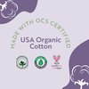 Claene Organic Cotton Cover Pads, Cruelty-Free, Menstrual Overnight Pads for Women, Unscented, Breathable, Vegan, Natural Sanitary Napkins with Wings (Overnight, 2 Pack, Total 16 Count)