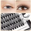 Vayator Eyelashes 10-12mm Mixed,12-14mm Mixed,14-16mm Mixed Mink Eyelashes Extension Natural Russian Volume Faux Eyelashes Individual Lashes Makeup Tools (20D-14mm-16mm Mixed)