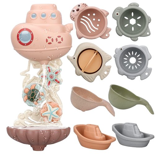 Bath Toys for Kids Ages 1-3|Baby Bath Toys 12-18 Months|Bath Toys Toddlers 2-4|Bathtub Toys for Toddlers 1-3|Infant Bath Toys for Babies 6-12 Months|Bath Shower Toys for 1 2 3 4 Year Old
