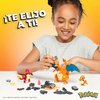 MEGA Pokémon Action Figure Building Toys for Kids, Charmander Evolution Set with 300 Pieces, 3 Poseable Characters, Charmeleon and Charizard