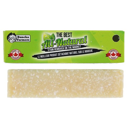 BunchaFarmers All Natural 100% Biodegradable Environmentally Friendly Stain Remover Stick Made in Canada (6 Pack)