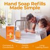 MELTINGTABS Foaming Hand Soap Tablets Refill - Citrus Scent, Concentrated Tablets for Foaming Soap