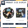 40PCS Outer Space Party Paper Plates and Napkins, Outer Space Theme Tableware Set Includes 9Inch Paper Plates and Napkins Disposable Decoration Supplies for Kids Boys Birthday Party, Serve 20