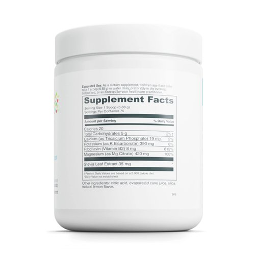 Little DaVinci Fizzy Mag - Effervescent Magnesium Supplement for Kids to Support Brain Health, Relaxation and Behavior* - with Calcium, Riboflavin, and More - Lemon Lime Flavor - 516 g, 75 Servings