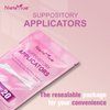 Nieteyrue (20 Packs) Disposable Vaginial Applicators Individually Wrapped Hygienic Fit to Size 00 Cap-sules and Many Shapes of Suppositories, Tablets Feminine Care Applicators from