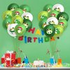 K1tpde Frog Party Balloons Decorations - 50PCS Cute Frog Latex Balloons Set for Kids Baby Shower Frog Princess Party Decoration Safari Animal Themed Garden Decor Frog Theme Birthday Party Supplies