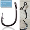 Fishing Live Bait Hooks 2X Strong Stainless Steel Fishing Hooks Saltwater Super Sharp Bait Fish Hooks Freshwater Circle Hooks