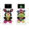 Kahopy Glow in The Dark Plush Freddy Stuffed Animals Black Light Plush Toy, 2 Golden Bear Figures, Collectible Gifts for Kids Fans