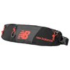 New Balance Running Belt, Fanny Pack Waist Bag for Men and Women, Black, Red, One Size