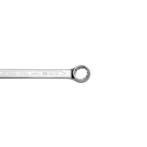 Jetech 15/16 Inch Combination Wrench - Industrial Grade Spanner with 12-Point Design, 15-Degree Offset, Made with Durable Chrome Vanadium Steel, SAE