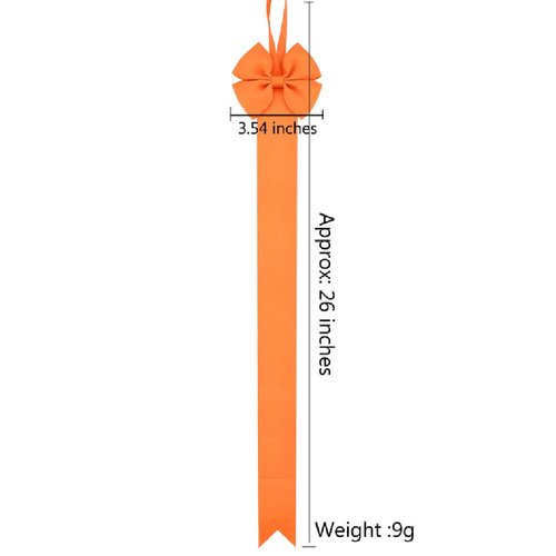 12PCS 26'' Long Multicolor Kids Girls Ribbon Hair Bow Holder Headband Hair Clip Storage Organizer Hanger Hair Accessories for Girls Room Wall Hanging Decor (Random Color)