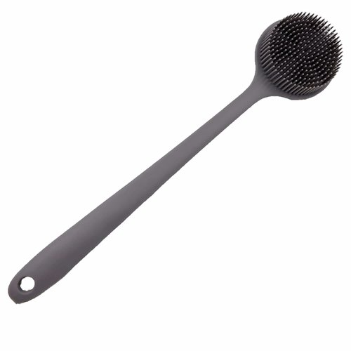 Cinlitek Silicone Body Scrubber, Long Handle Back Scrubber for Shower, Silicone Body Brush Shower Scrubber for Body, Shower Srush Back Brush Body Exfoliator