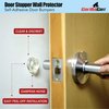Door Stopper Wall Protector [4 Pack] - Clear Self Adhesive Rubber Door Bumpers. Prevent Damage to Walls from Door Knobs Handles - Door Stop