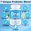 Oral Probiotics for Mouth Bad Breath for Adults 11 Billion CFU, Best Breath Oral Dental Probiotics for Teeth & Gums, Dry Mouth, Gum Restore, Fresh Breath, Chronic Halitosis & Gut Health, 2 Pack