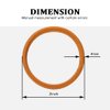 Sderoq 50PCS Womens Elastics Hair Tie, 4mm Colorful Ponytail Holders Hair Bands for Medium to Thick Hair, Curly Hair