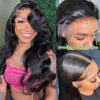 Cikana 30 Inch Body Wave 13x6 Lace Front Wigs 180% Density Transparent Lace Frontal Wigs Pre Plucked Bleached Knots Body Wave Wigs Human Hair for Women Glueless 13x6 Lace Front Wigs Natural Hairline