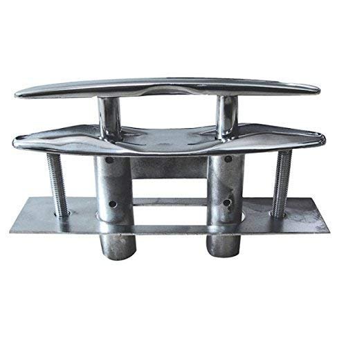 MarineNow Flush Mount Pop-Up Pull-Up Marine Cleat 316 Stainless Steel (6", 04-Pack)