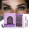 JoMay DIY Lash Extension Kit 100D Volume Lash Clusters,280 pcs diy eyelash extensions with Lash Bond and Seal, Lash Remover for Individual Eyelashes Beginners