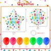 Happy Birthday Party Supplies Kit: Foil & Latex Balloons Combo for Birthday Party Decorations