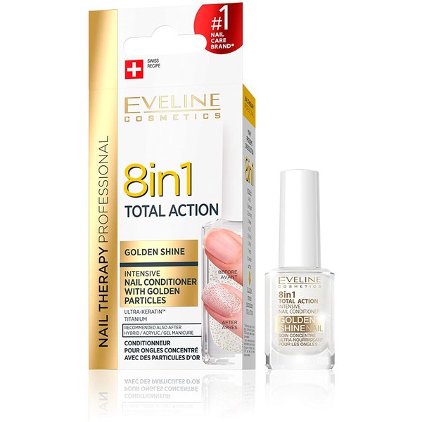Total Action 8 in 1 Intensive Nail Treatment and Conditioner Golden Shine