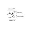 Ylapagne Halloween Eye Black Tattoos Witch Shadow Stickers Spider Face Makeup Temporary Tattoos Self-Adhesive Decals for Women Girls Halloween Party Decorations 4 Pcs