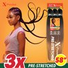 Sensationnel X-pression Prestretched Braiding Hair - Kanekalon Flame Retardant Smooth Yaki Braid Hair Extension 3X 58 Inch (1 Pack, T1B/27)