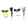 Fun Express New Year Party Monster Mouth Fringe Blowout Craft Kit - Makes 12