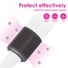 Upgraded Hair Dryer Filter Cover Compatible with Dyson Supersonic HD01 HD03 HD08 Models, Hair Dryer Strainer Filter with Filter Cleaning Brush Replacement Parts(Gray)
