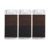 minihope no-metal,reflective strip hair tie elastics for women.brown,black color elastics for grils, 4mm Hair elastics, 90 pieces count,value pack.……