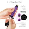 Red by Kiss Edge Brush with Edge Fixer Wax 3 in 1 Edge Control Styler, Boar Bristle Brush, Purple, for Women Styling
