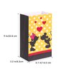24 Pack Mickey Minnie Party Favor Bags Paper Goodie Bags - Treat Candy Bag for Kids' Minnie Mickey Theme Party, Boys Girls Mickey Birthday Party Supplies Gift Bags with Stickers for Party Decorations