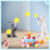 DODHEG 24 Pcs Colorful Pet Balls, Soft Plush Balls, Indoor Toy for Cat, Interactive Cat Toy.